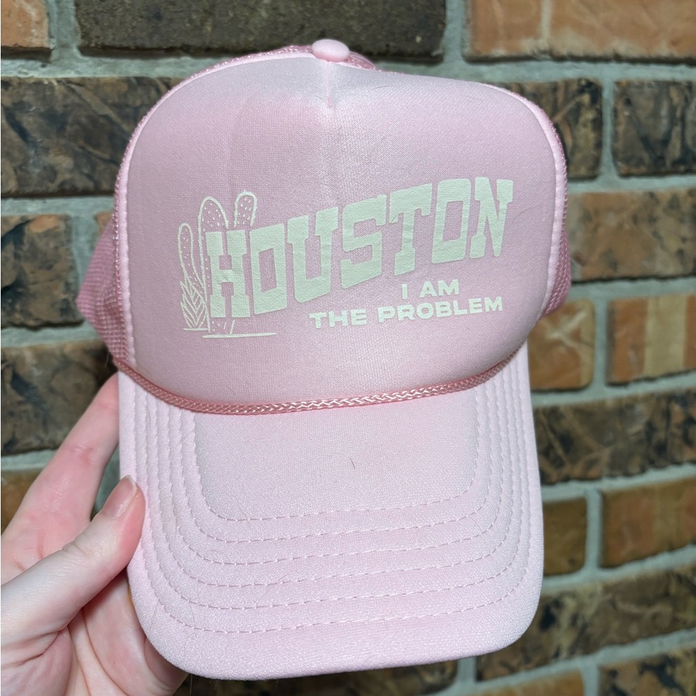 OTTO Pink Mesh Trucker Hat
